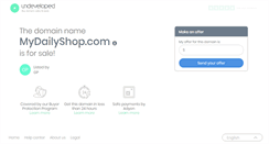 Desktop Screenshot of mydailyshop.com