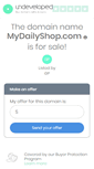 Mobile Screenshot of mydailyshop.com